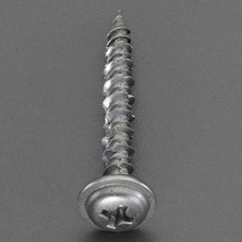 4.0x32mm コンクリートビス(ナベワッシャー/ステンレス/200本) エスコ