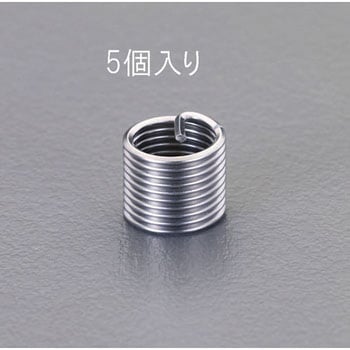 M14-1.5x21mm  リコイルインサートネジ(細目/5コ) エスコ