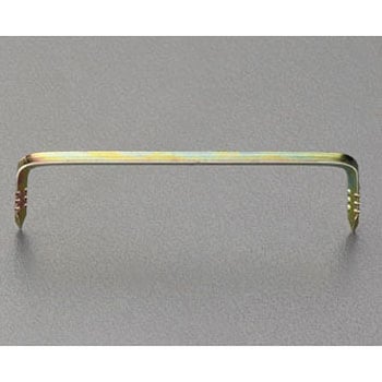 6x 90mm かすがい(フラットタイプ/100本) - エスコ
