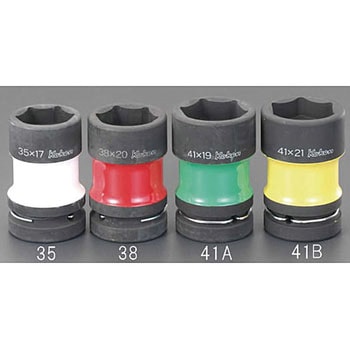 1"sqx35x17mm リヤーホイールナットソケット エスコ