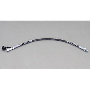 3/8"-32UNEFx450mm フレキホース(グリースガン用) エスコ