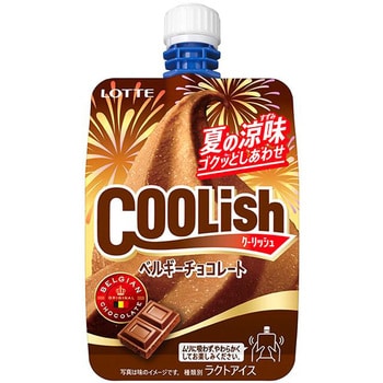 冷凍] ロッテ クーリッシュ ベルギーチョコレート 140ml 1箱(140mL×24個) ロッテ 【通販モノタロウ】