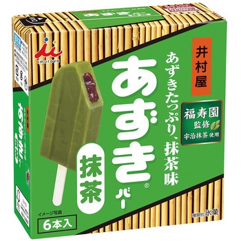 [冷凍] BOXあずきバー抹茶 60ml×6 井村屋