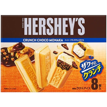 [冷凍] ロッテ HERSHEY'Sクランチチョコモナカ 224ml ロッテ