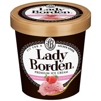 [冷凍] ロッテ レディーボーデン パイント ストロベリー 470ml ロッテ