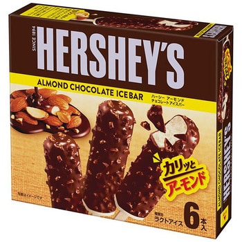 アイス] ロッテ HERSHEY'Sアーモンドチョコレートアイスバー 300ml 1箱