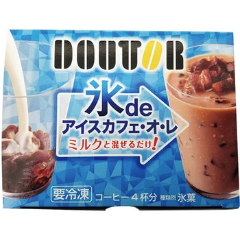 [冷凍]アイスライン ドトール氷deアイスカフェ・オ・レ 60g×4食 アイスライン