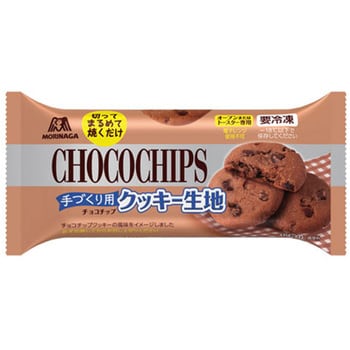 冷凍] 森永製菓 チョコチップクッキー 生地 120g 1箱(120g×6個) 森永