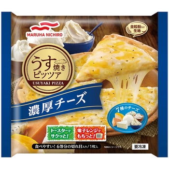 [冷凍食品]マルハニチロ うす焼きピッツァ濃厚チーズ 118g マルハニチロ