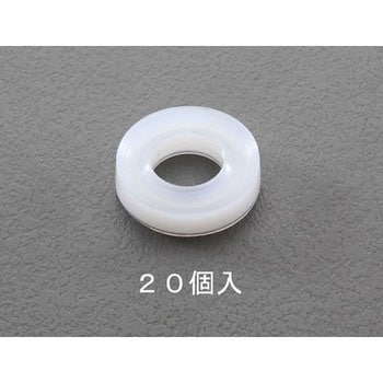 M2/2.1x5.0x2.0mm ゆるみ止めワッシャー(ナイロン) エスコ