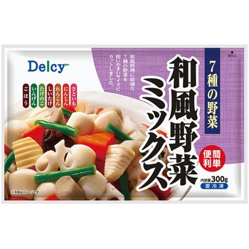[冷凍] Delcy 和風野菜ミックス7種 300g 日本アクセス
