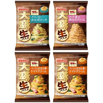 [冷凍食品] マ・マー もちもち 生パスタ 大盛 日清製粉ウェルナ