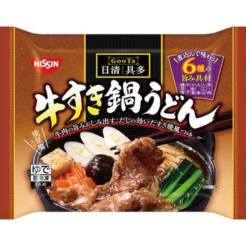 [冷凍食品] 日清食品 日清具多 牛すき鍋うどん 298g 日清食品