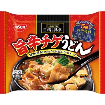 [冷凍食品] 日清食品 日清具多 旨辛チゲうどん 320g 日清食品