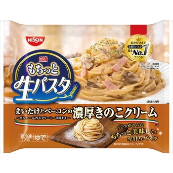 [冷凍] 日清もちっと生パスタ 濃厚きのこクリーム 265g 日清食品