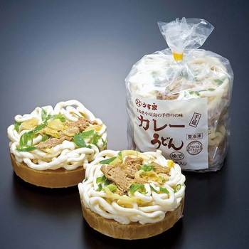 [冷凍]うす家 カレー手延べうどん 2食入り うす家