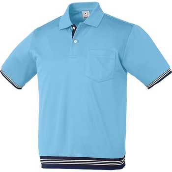 半袖リブポロ 26451 クロダルマ