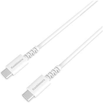 USB充電&同期ケーブル C-C 100W カシムラ