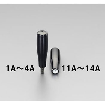 M6x12mm 雌ねじ固定グリップ(スチール製) エスコ
