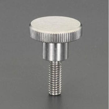 M4x16mm/Φ16mm ローレットノブ(雄ねじ/ステンレス製) エスコ