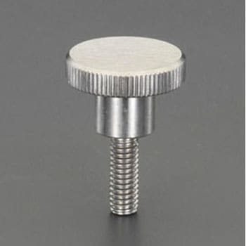 M5x10mm/Φ20mm ローレットノブ(雄ねじ/ステンレス製) エスコ