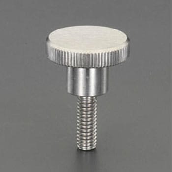 M6x20mm/Φ24mm ローレットノブ(雄ねじ/ステンレス製) エスコ