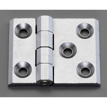 63x 50mm フラットヒンジ(5個穴/亜鉛ダイキャスト) エスコ