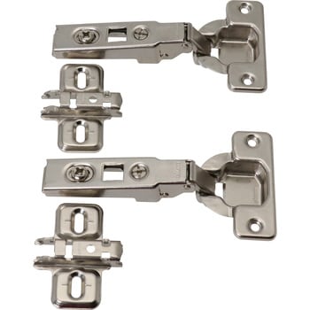 35mmカップ ワンタッチスライド丁番(全かぶせ/2個) エスコ