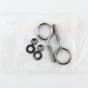 34mm ナットねじ付ヒートン(ステンレス製/2本) エスコ