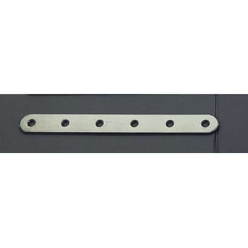 15x144mm 連結金具(スチール製・黒塗装) エスコ