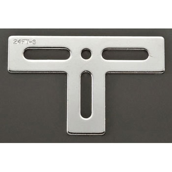 24x100x64mm T型連結金具(スチール製) エスコ