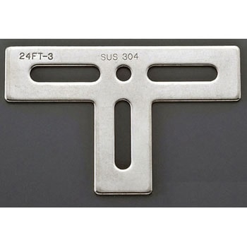 24x100x64mm T型連結金具(ステンレス製) エスコ