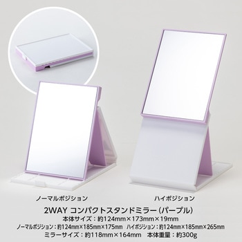 2WAYコンパクトスタンドナピュアミラー 堀内鏡工業