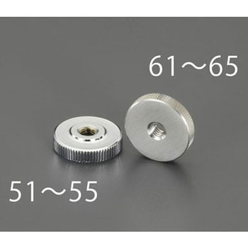 M4x 4mm ローレットナット(ステンレス製) エスコ