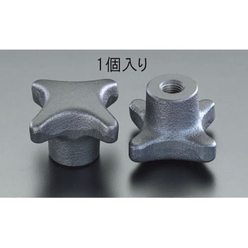 M 8x14mm/Φ 40mm 雌ねじノブ - エスコ