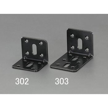 42x 62x2mm 連結金具(スチール製・黒塗装) エスコ
