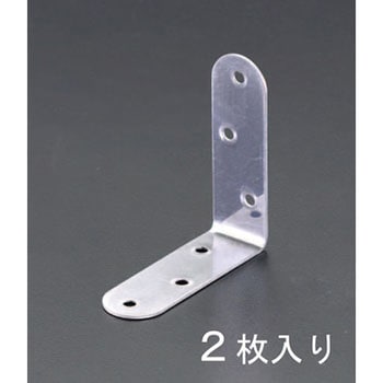 75x 75x 20 mm 隅 金(ステンレス製/2個) - エスコ