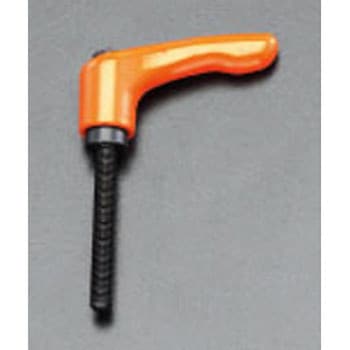 M12x30mm 雄ねじクランプレバー(オレンジ) エスコ