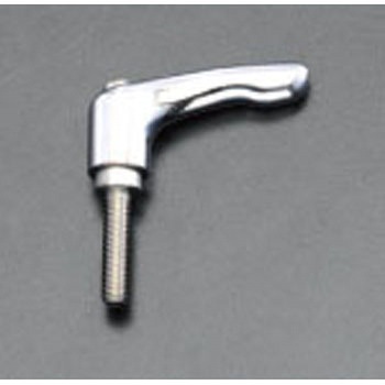 M5 x10mm 雄ねじクランプレバー(ステンレスネジ/クローム) エスコ