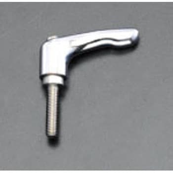 M8 x15mm 雄ねじクランプレバー(ステンレスネジ/クローム) エスコ