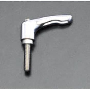 M10x30mm 雄ねじクランプレバー(ステンレスネジ/クローム) エスコ