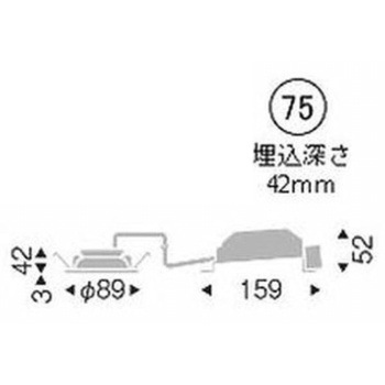 調光調色 浅型ベースダウンライト 高気密形 1000TYPE ENDO(遠藤照明)