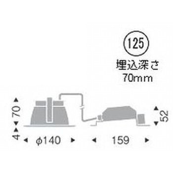 調光調色 一般型ベースダウンライト 1000TYPE ENDO(遠藤照明)