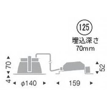 EFD8958B 調光調色 一般型ベースダウンライト 700TYPE 1台 遠藤照明