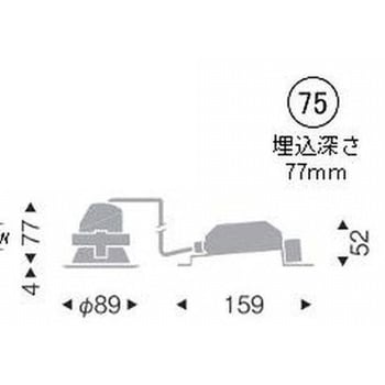 EFD8964B 調光調色 一般型ベースダウンライト 400TYPE 1台 遠藤照明