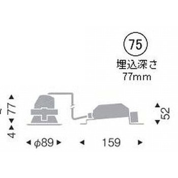 調光調色 一般型ベースダウンライト 400TYPE ENDO(遠藤照明)