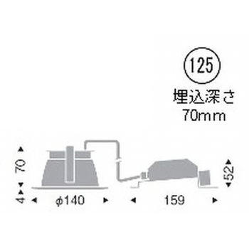 一般型ベースダウンライト 高気密SB形 1000TYPE ENDO(遠藤照明)