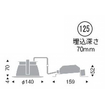 一般型ベースダウンライト 高気密SB形 1000TYPE ENDO(遠藤照明)