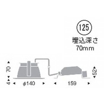 一般型ベースダウンライト 高気密SB形 1000TYPE ENDO(遠藤照明)