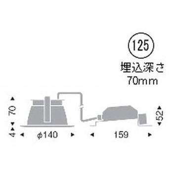 一般型ベースダウンライト 高気密SB形 1000TYPE ENDO(遠藤照明)